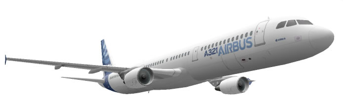 Airbus A321 3D модель