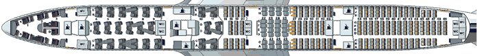 Lufthansa b747 8 8F 80C 32E 244M main deck