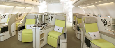 Airbus-A330-200 В салоне первого класса