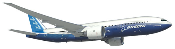 Boeing 777-200LR 3D