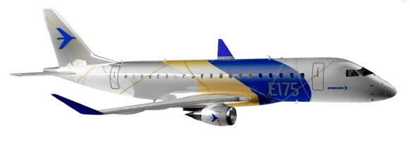 Embraer 175 3D модель