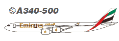 Emirates Airbus A340-500